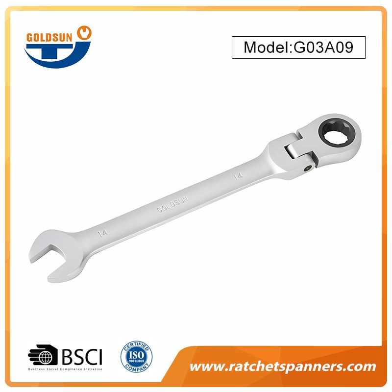 Cờ lê Ratchet đầu linh hoạt 14mm