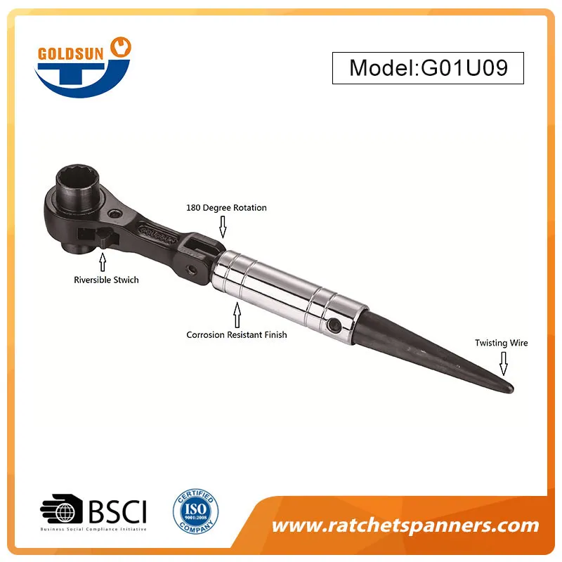 Giới thiệu Cờ lê Ratchet ổ cắm có thể gập lại