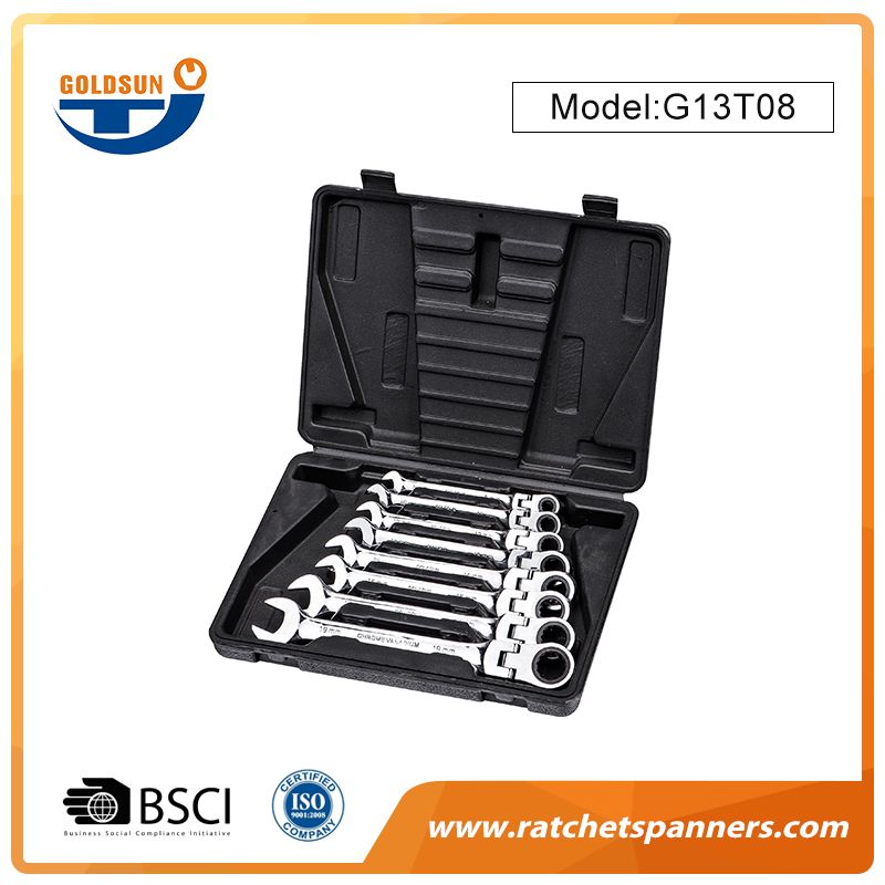 Bộ cờ lê Ratcheting theo hệ mét